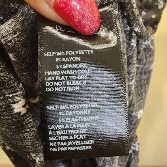 Urban Outfitters short rushed Gray and white minidress size L - Picture 5 of 8